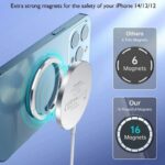 Wireless charger Choetech T518-F MagSafe 15W white - Image 2