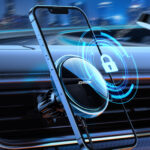 Joyroom car phone holder with 15W Qi inductive charger (MagSafe compatible) for air vent, silver (JR-ZS291) - Image 4