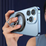 Joyroom kit multifunctional magnetic car holder ring phone support black (JR-ZS294) - Image 6