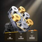 Joyroom magnetic car phone holder for air vent gray (JR-ZS311) - Image 2