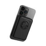 Wireless powerbank 10000mAh Joyroom JR-W050 20W MagSafe with ring and stand - black - Image 3