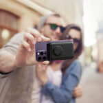 Wireless powerbank 10000mAh Joyroom JR-W050 20W MagSafe with ring and stand - black - Image 4