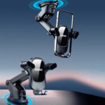 Car phone holder for Dudao F5Pro cockpit - black - Image 7