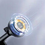 Magnetic holder with MagSafe inductive charger for cockpit/air vent 15W Dudao F12MAX+ - black - Image 5