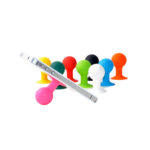 Phone holder with a round head - red - Image 8