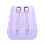 Joyroom JR-PBC06 mini power bank with built-in USB-C / Lightning cables 30W 10000mAh - purple - Image 3