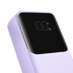 Joyroom JR-PBC06 mini power bank with built-in USB-C / Lightning cables 30W 10000mAh - purple - Image 5