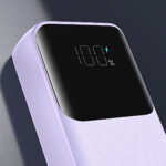 Joyroom JR-PBC06 mini power bank with built-in USB-C / Lightning cables 30W 10000mAh - purple - Image 7