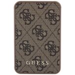 Guess Powerbank 15W GUPB5LP4GEGW 5000mAh brown/brown 4G Leather Metal Logo - Image 2