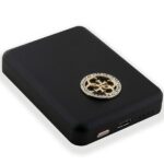 Guess MagSafe 4G Strassed Metal Logo induction power bank 5W 3000mAh - black - Image 4