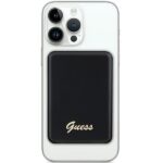 Guess MagSafe Metal Script Logo induction power bank 5W 3000mAh - black - Image 2