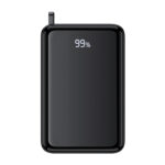 Acefast M4 PD 67W 20000mAh Powerbank with built-in cable - black - Image 7