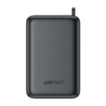 Acefast M4 PD 67W 20000mAh Powerbank with built-in cable - black - Image 8