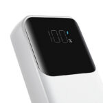 Mini power bank with built-in cables Joyroom JR-PBC06 30W 10000mAh - white - Image 2