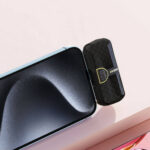 Dudao K20SL 5000mAh mini power bank with Lightning / USB-C connectors - black - Image 3