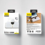 Dudao K20SL 5000mAh mini power bank with Lightning / USB-C connectors - white - Image 6