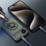 Dudao K24 10000mAh 22.5W USB-A / USB-C power bank with display - gray - Image 8