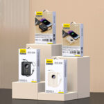 Dudao K14 10000mAh power bank with USB-C / Lightning cables - black - Image 4