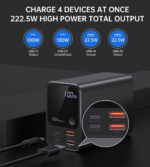 Choetech B635BK USB-A / USB-C Powerbank 22.5W 27000mAh - black - Image 5