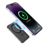 Choetech B655 mini wireless magnetic powerbank 5000mAh - silver - Image 5