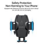 Choetech H043 Spider-Man II telescopic car holder for cockpit or window - black - Image 4