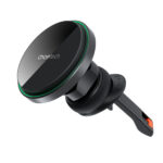 Choetech T204-F magnetic car holder with 15W wireless charging - black - Image 2