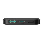 Powerbank Joyroom JR-W020 Mini 5000mAh USB-A USB-C inductive 20W - black + USB-C / USB-C cable - Image 6