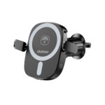 Dudao FW11 Car Phone Holder with 15W Inductive Charger for Air Vent/Cockpit - Black - Image 2