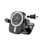 Dudao FW11 Car Phone Holder with 15W Inductive Charger for Air Vent/Cockpit - Black - Image 3