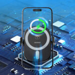 Dudao FW11 Car Phone Holder with 15W Inductive Charger for Air Vent/Cockpit - Black - Image 6