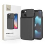 Tech-Protect PowerCase for iPhone 12 mini / 13 mini with 4700mAh powerbank - black - Image 3
