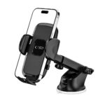 Tech-Protect V3 Car Phone Holder for Windshield/Cockpit - Black - Image 2