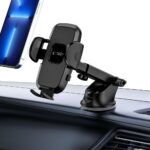 Tech-Protect V3 Car Phone Holder for Windshield/Cockpit - Black - Image 6