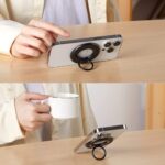 Tech-Protect MMR100 Magnetic Phone Holder/Ring with MagSafe - Gray - Image 6