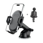 Tech-Protect V5 Car Phone Holder for Cockpit/Air Vent - Black - Image 6