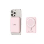 Tech-Protect LifeMag PB10 Powerbank with MagSafe 5000mAh 15W USB-C port - pink + USB-C cable - Image 5