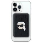 Karl Lagerfeld Powerbank inductive KLPB5FPGKSKIHK 16W 5000mAh black/black Karl Head Pin MagSafe - Image 2