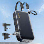 Dudao K25 2in1 10000mAh 3-Plug Powerbank Charger - Gray - Image 2