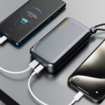 Dudao K25 2in1 10000mAh 3-Plug Powerbank Charger - Gray - Image 5