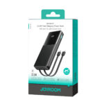 Joyroom JR-PBF19 22.5W 10000mAh Powerbank with Two Built-in Cables - Black - Image 7