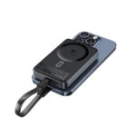 Acefast M11-10000 30W Qi2 Magnetic Power Bank with MagSafe - Black - Image 4