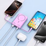 Tech-Protect PB31 MagSafe 10000mAH Power Bank - Purple - Image 8