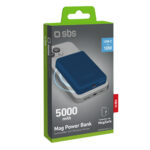 Powerbank SBS TEBB5000MAG1CB 5000 mAh compatible with MagSafe - blue - Image 2
