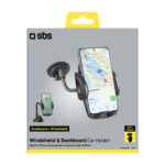 SBS TE0UCH20W Smartphone Holder for 6.8" on Glass - Black - Image 3