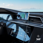 Smartphone holder with inductive charger SBS TESUPFANWIR15W 15W for air vent, with cooling - black - Image 5