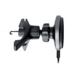 Smartphone holder with wireless charger SBS TESUPMAGWIR15W for air vent, compatible with MagSafe - black - Image 3
