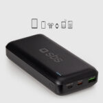 Powerbank SBS TTBB20000PD20K 20000 mAh 20W PD USB-C, USB-A, Micro-USB - black - Image 4