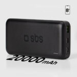 Powerbank SBS TTBB20000PD20K 20000 mAh 20W PD USB-C, USB-A, Micro-USB - black - Image 7
