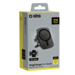 SBS TESUPWIR15WMS Smartphone Holder with Charger Compatible with MagSafe - Black - Image 5