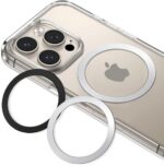Tech-Protect MMP-110 2in1 Magnetic Ring with MagSafe - Silver-Black - Image 5